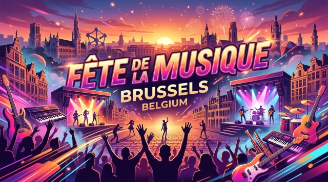 Fête de la Musique Brussels & Wallonia 2027 – Free Street Concerts & Music Festival