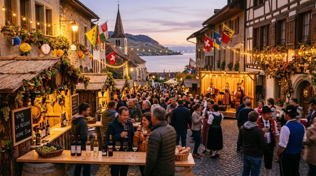 Fête des Vendanges de Lutry 2026: Winzerfest am Genfersee