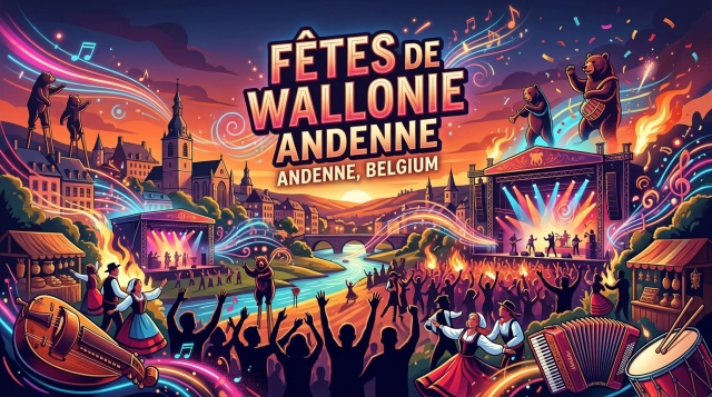 Fêtes de Wallonie Andenne 2027 – Volksfest & Musik in Andenne (Belgien)