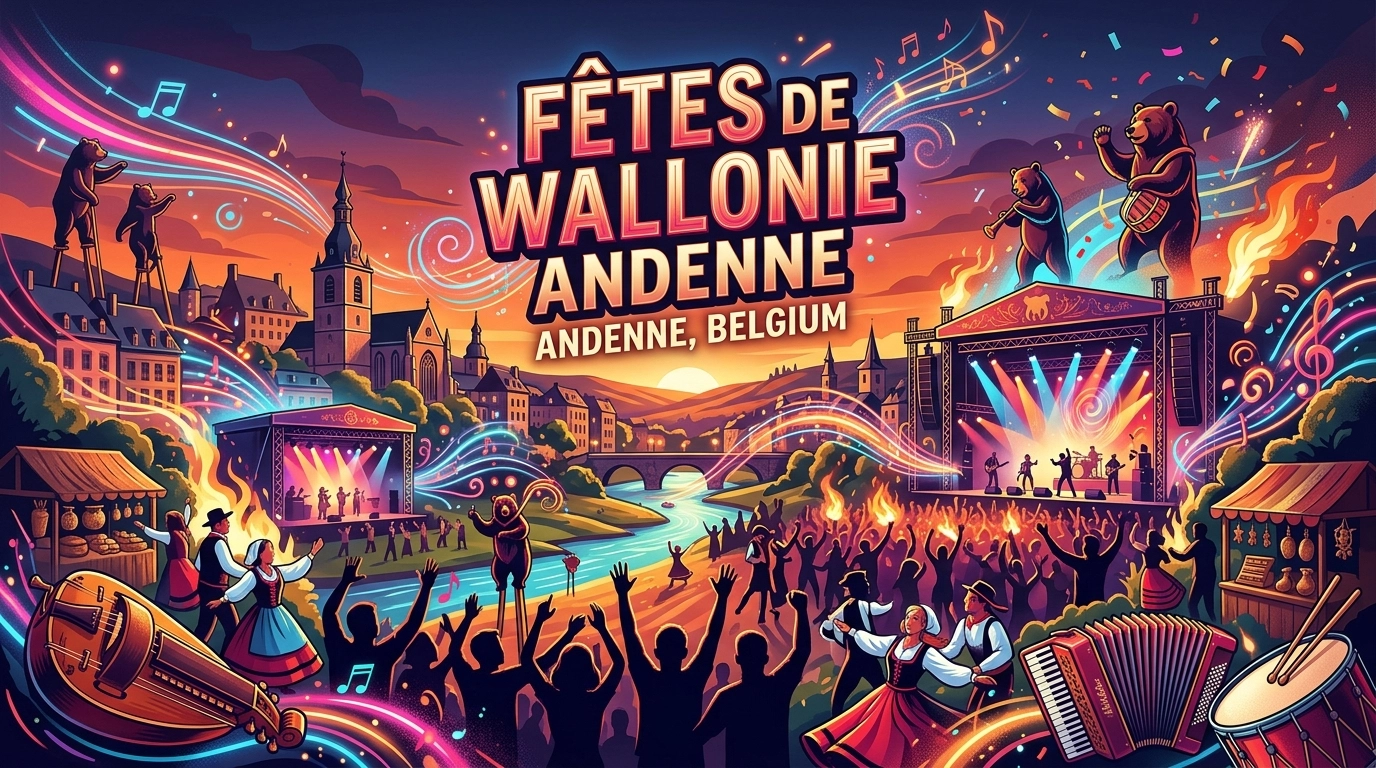 Fêtes de Wallonie Andenne 2027 – Volksfest & Musik in Andenne (Belgien)