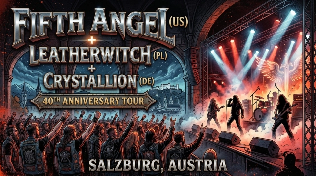 Fifth Angel, Leatherwitch and Crystallion 2026: Metal Night in Salzburg