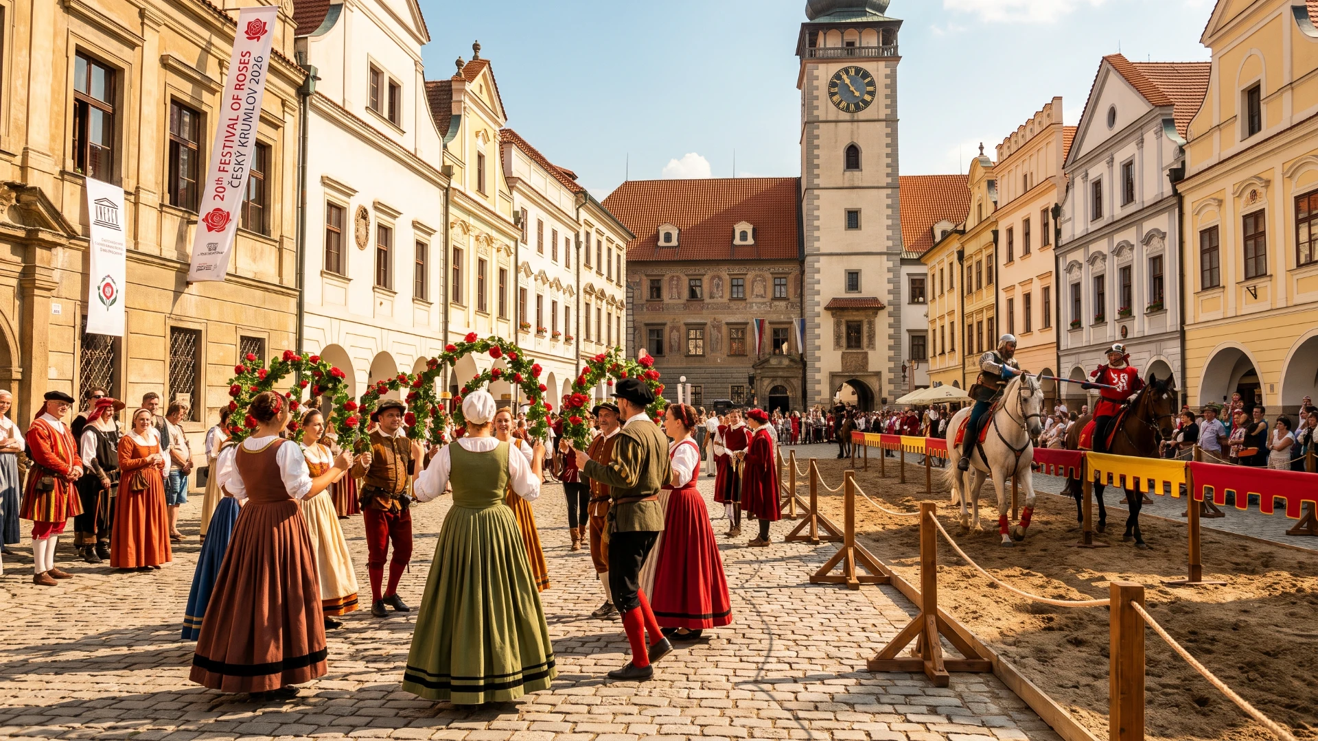 Five-Petalled Rose Festival Český Krumlov 2027 – Programm, Tickets & Tipps