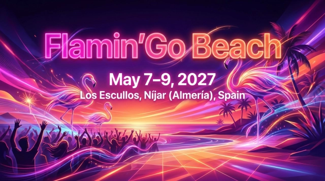 Flamin'Go Beach 2027: Strandfestival in Los Escullos