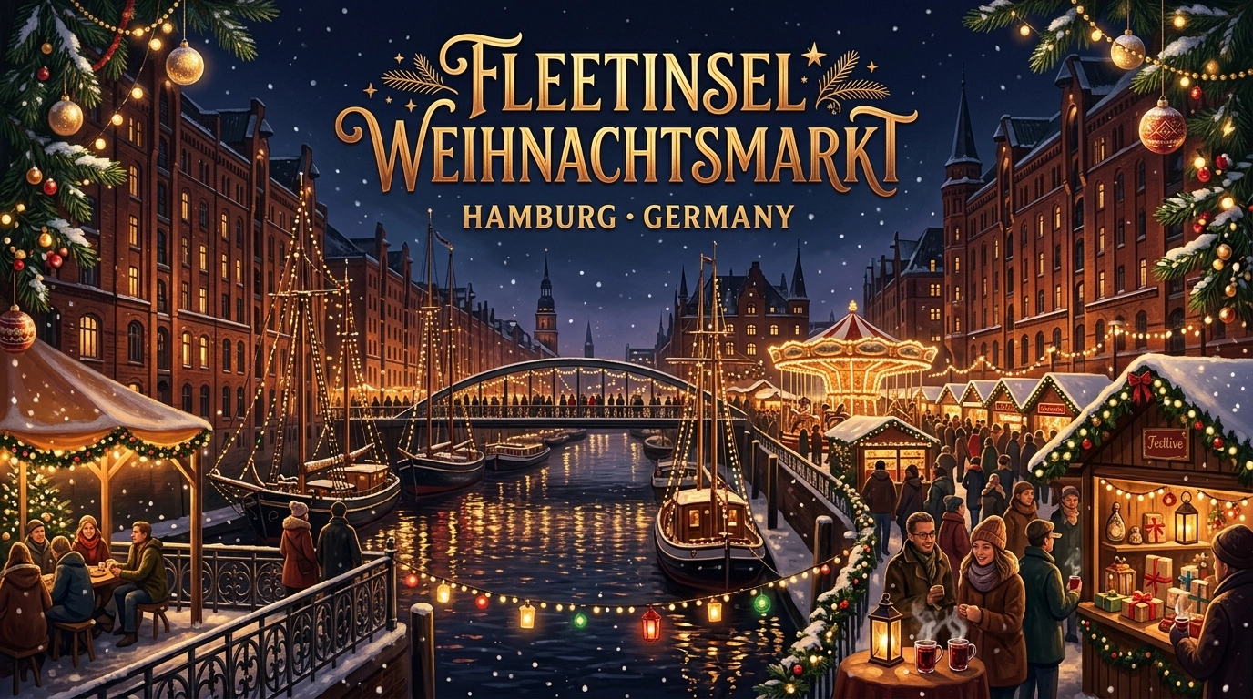 Fleetinsel Weihnachtsmarkt 2026 – Maritimer Adventsmarkt in Hamburg