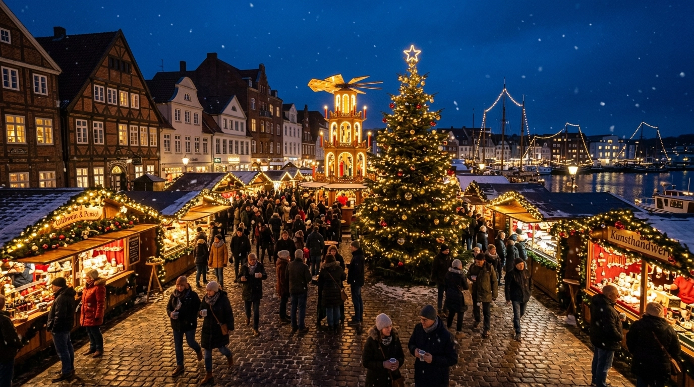 Flensburger Weihnachtsmarkt 2026: Nordisches Flair an der Förde
