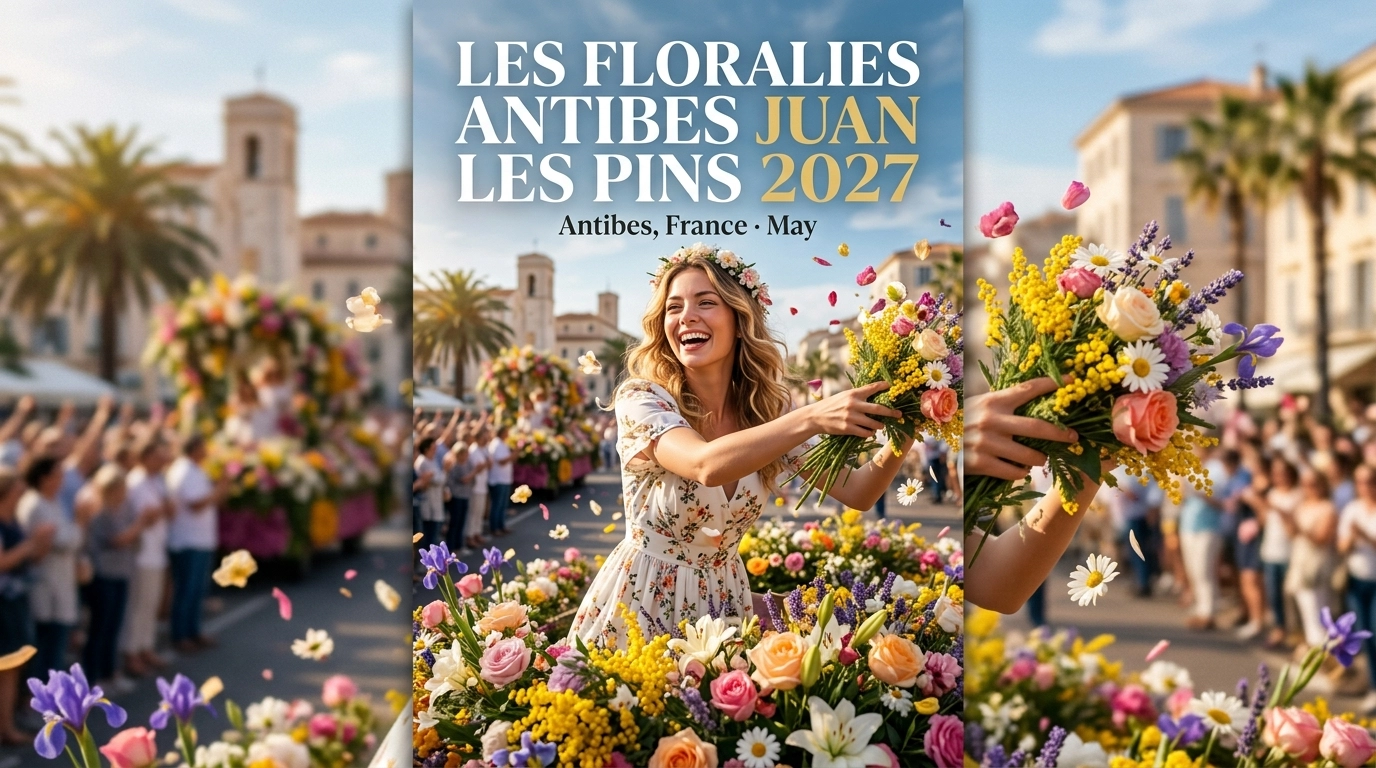 Les Floralies Antibes Juan les Pins 2027: Blumenfest und Bataille de Fleurs
