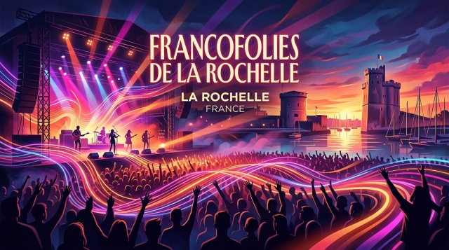 Francofolies de La Rochelle 2027: Französisches Musikfestival am Meer