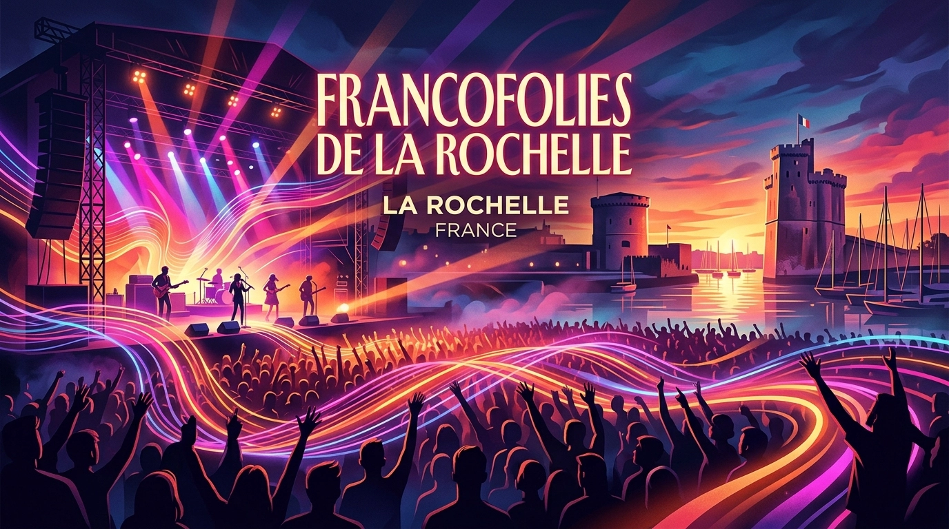 Francofolies de La Rochelle 2027: Französisches Musikfestival am Meer