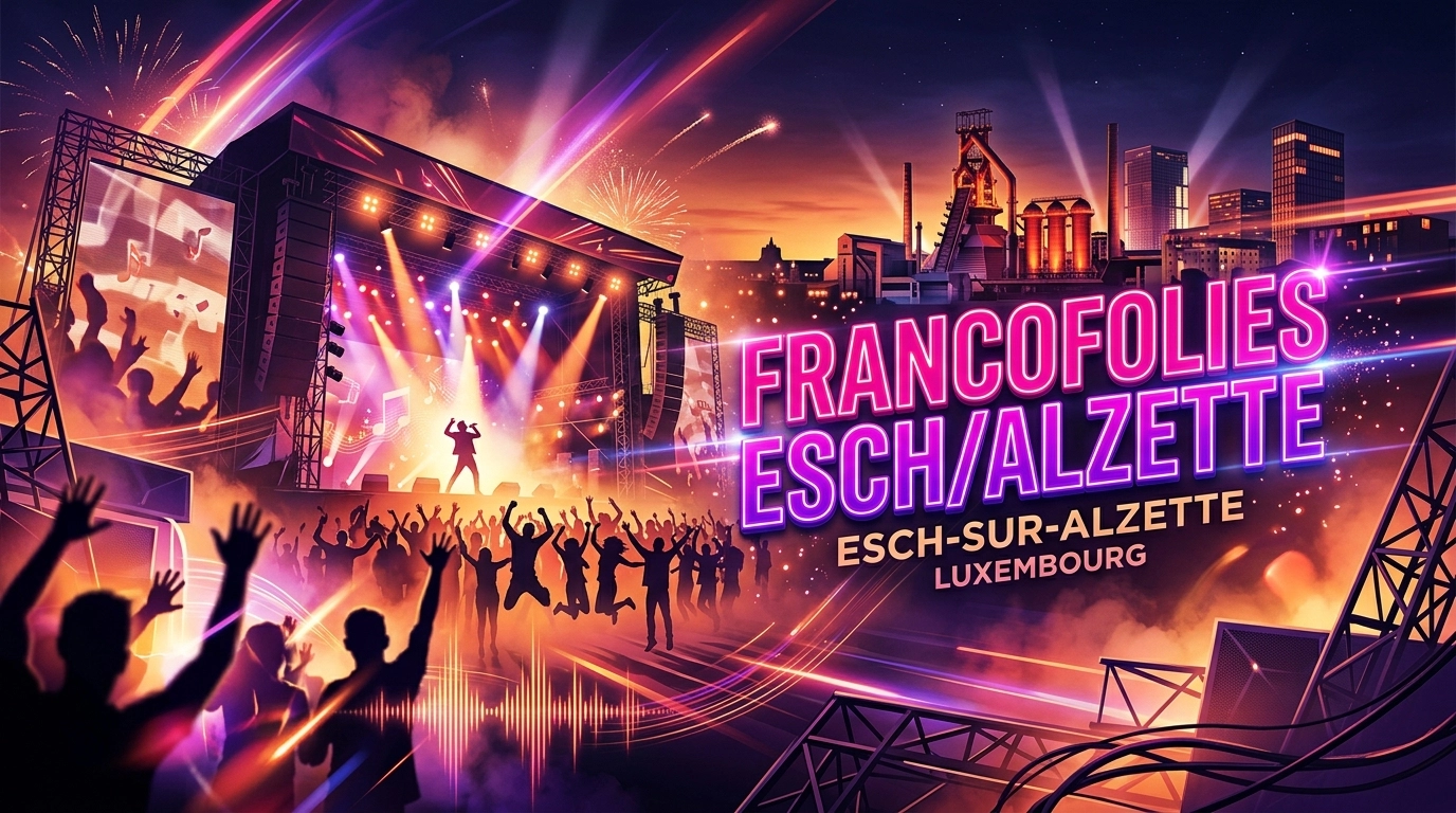 Francofolies Esch/Alzette 2027 in Esch-sur-Alzette, Luxembourg – Dates, Line-up & Guide