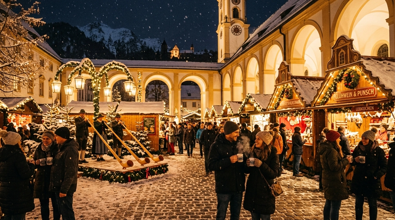 Füssener Adventsmarkt in Füssen (Deutschland) 2026: Termine, Programm & Tipps