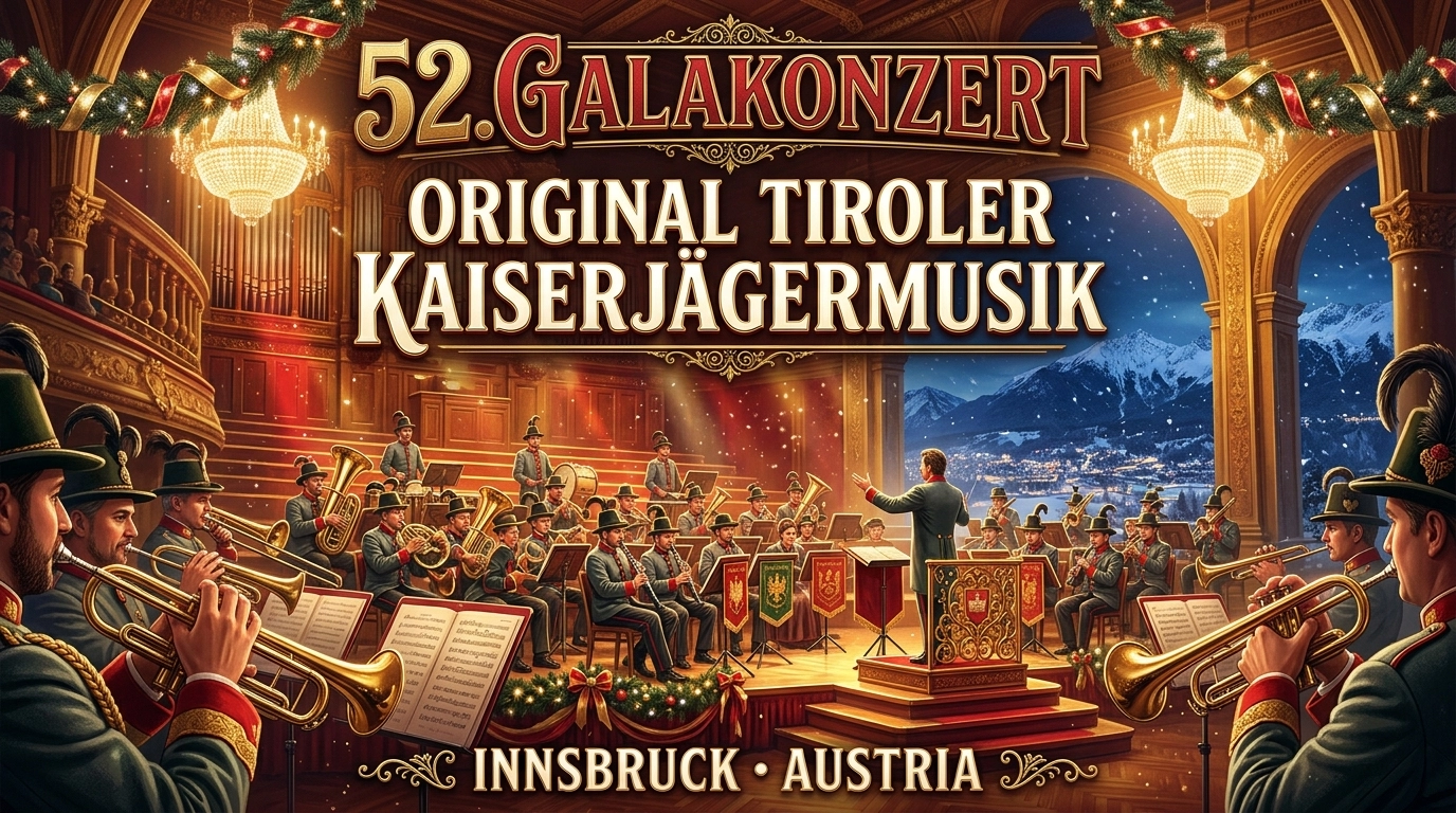 52. Galakonzert Original Tiroler Kaiserjägermusik 2026 in Innsbruck