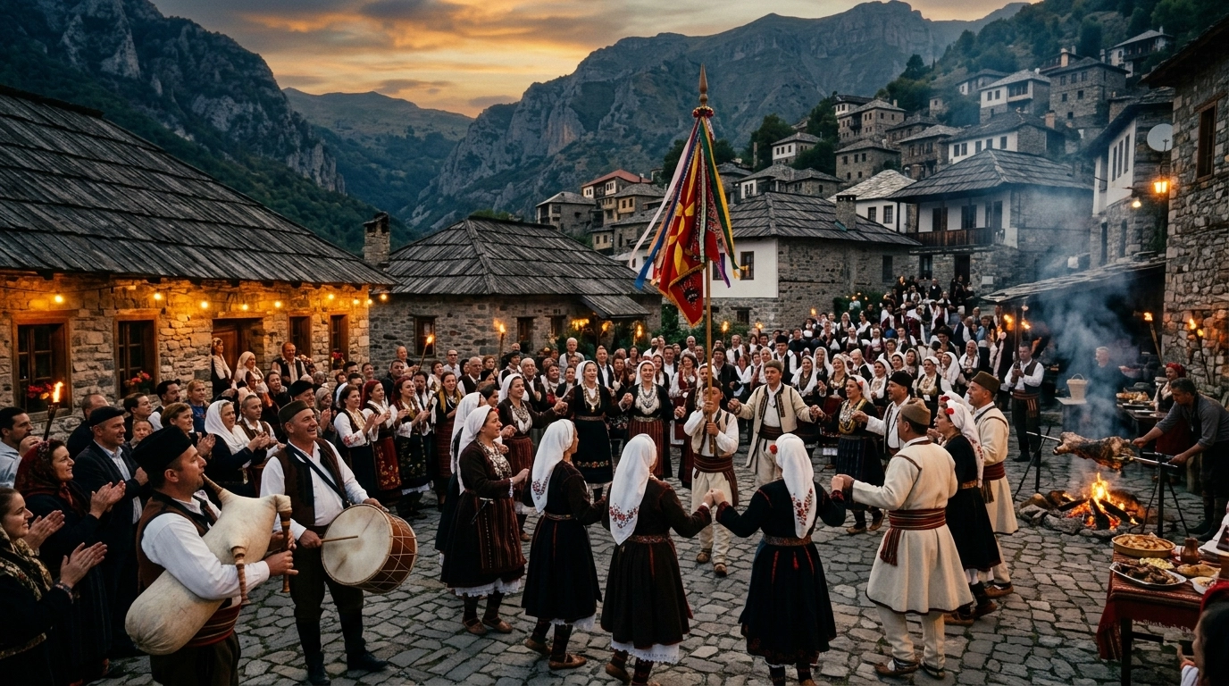 Galičnik Hochzeitsfest 2027: Traditionelle Feier in den Bergen Nordmazedoniens