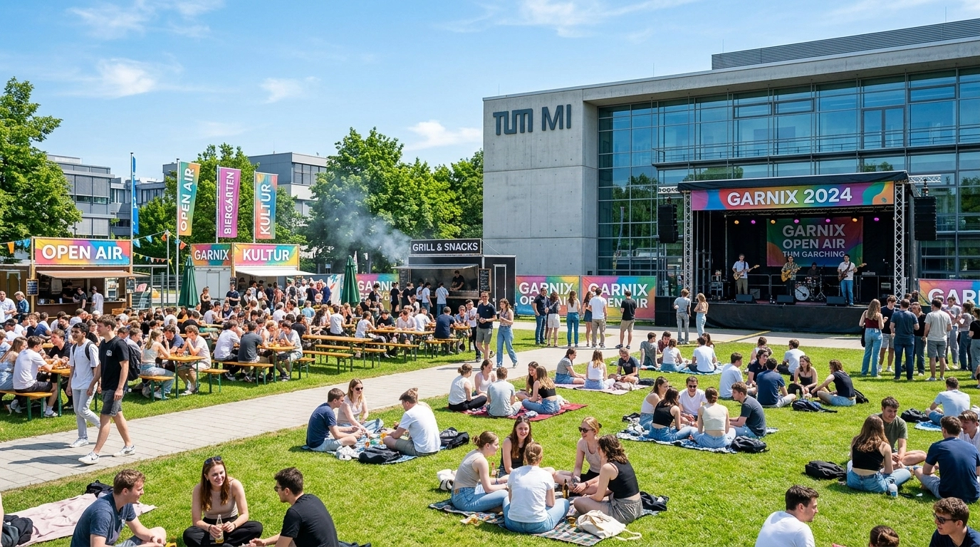 GARNIX Open Air 2027 – Campus-Festival mit Live-Musik in Garching