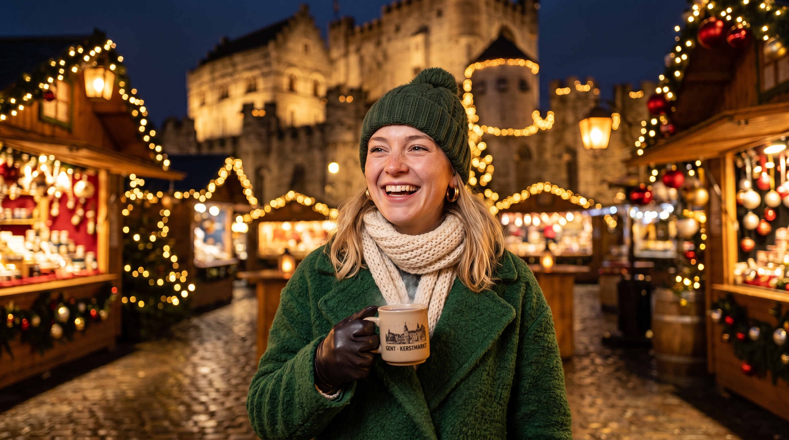 Gentse Winterfeesten 2026 – Weihnachtsmarkt am Gravensteen