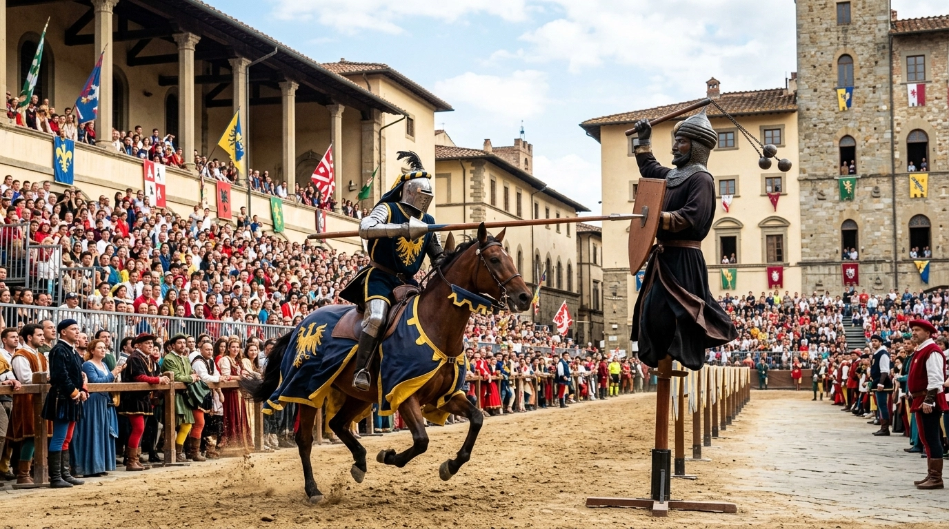 Giostra del Saracino Arezzo: Ritterturnier September 2027
