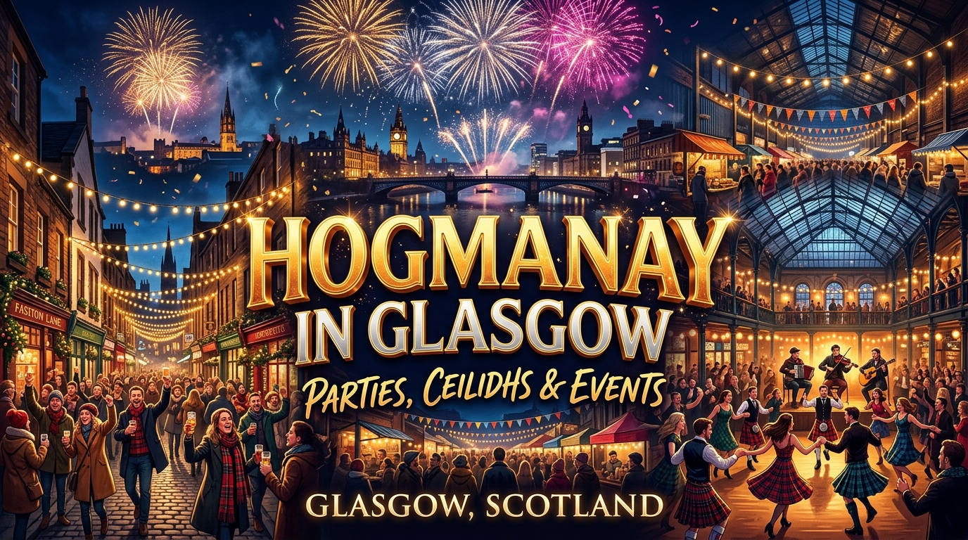 Hogmanay in Glasgow 2026/2027 – Silvesterpartys, Ceilidhs & Clubnights