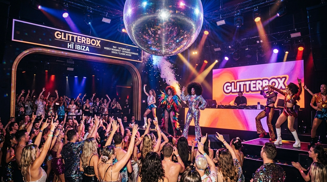 Glitterbox Ibiza 2027: Disco Party in der Amnesia Ibiza