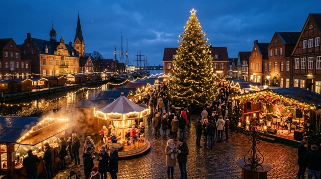 Glückstädter Weihnachtsmarkt 2026 – Sternenzauber am Marktplatz