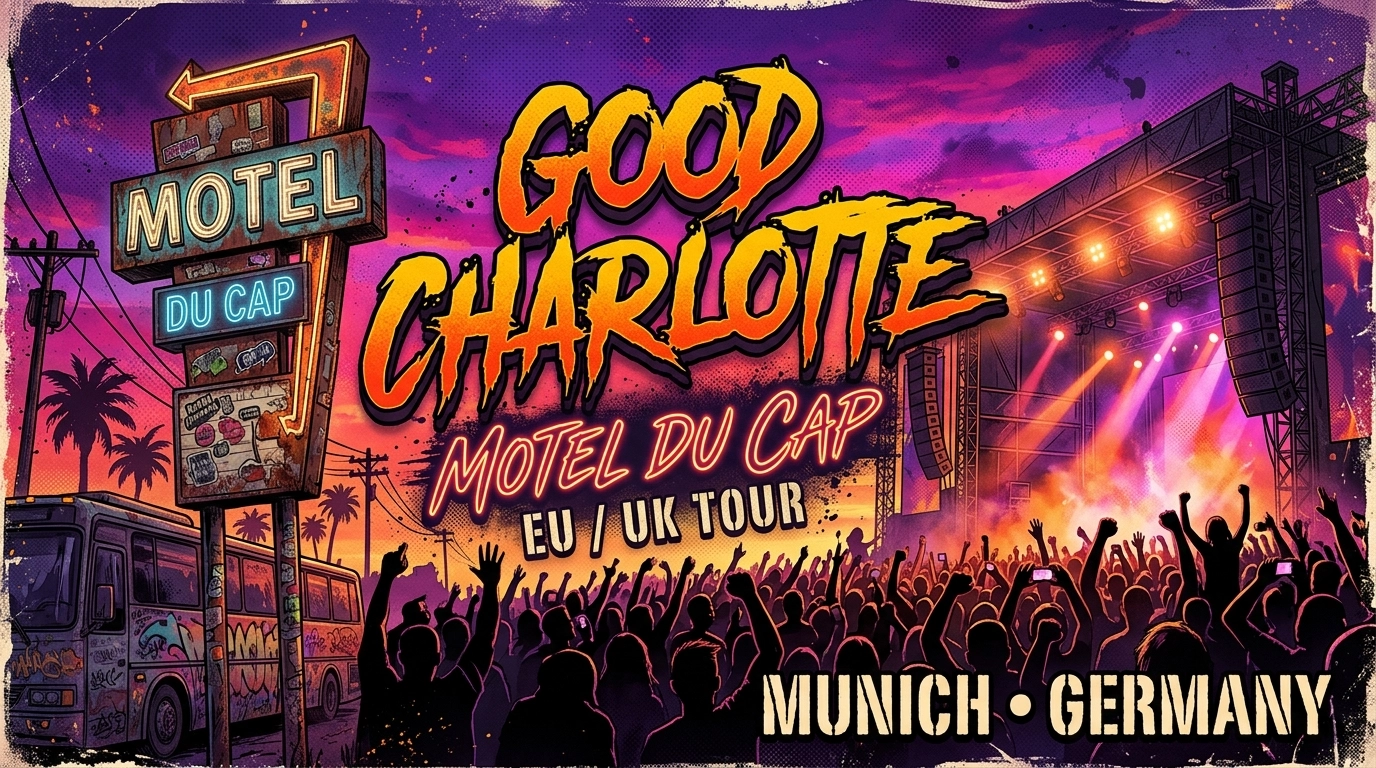 Good Charlotte München 2026 – Motel Du Cap EU/UK Tour im Zenith