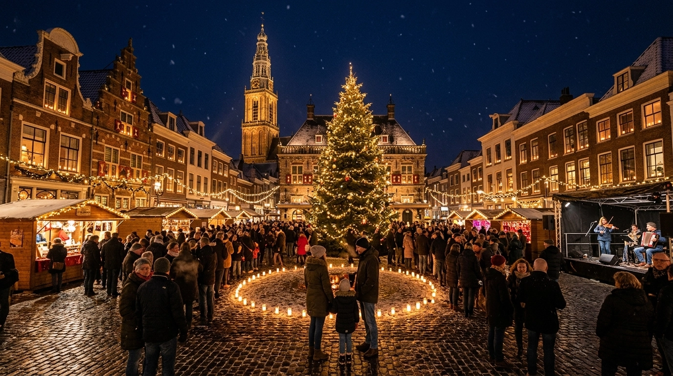 Gouda bij Kaarslicht 2026: Lichterfest in der Altstadt
