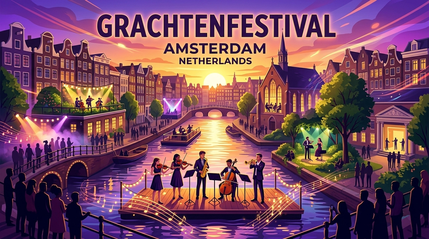 Grachtenfestival 2027 – Klassik und Jazz in Amsterdam