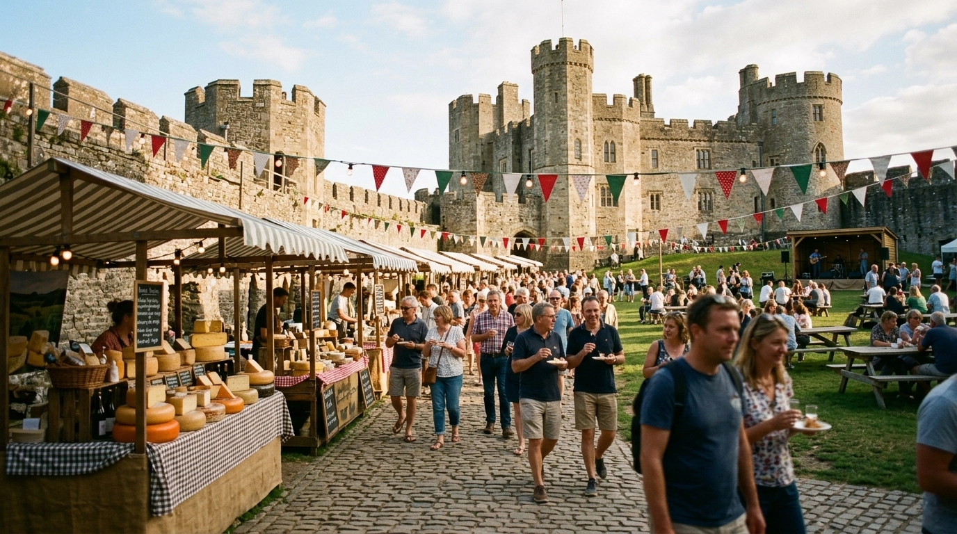 Great British Cheese Festival Cardiff 2026: Käsefestival auf Cardiff Castle