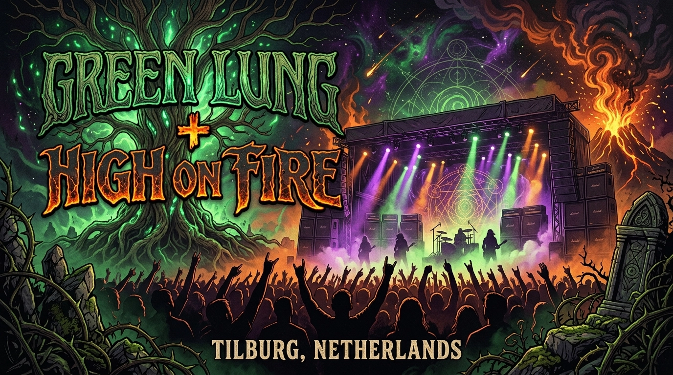Green Lung 2026 in Tilburg – High on Fire & Gnome im 013