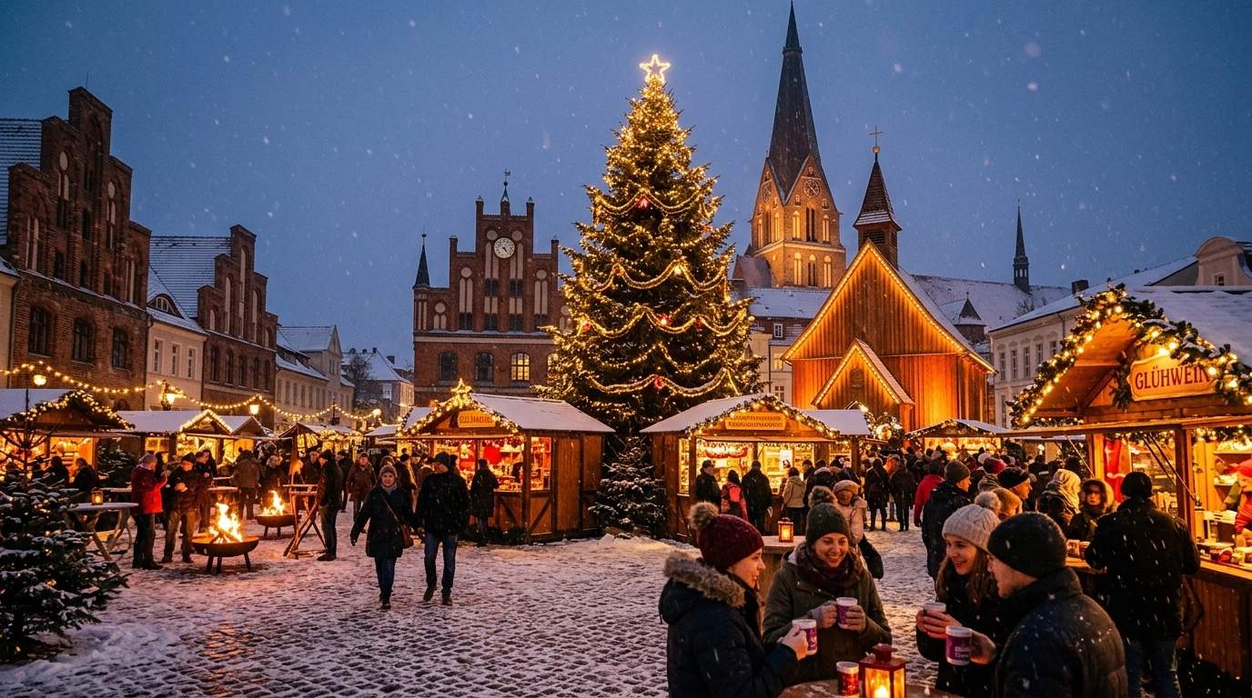 Greifswalder Weihnachtsmarkt 2026 – Hansestädtischer Adventszauber in Greifswald