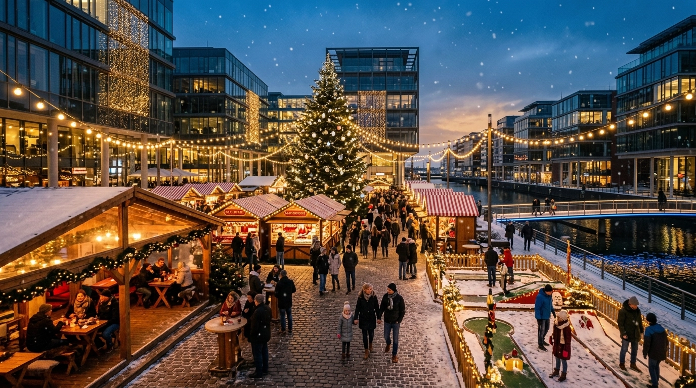 HafenCity Weihnachtsmarkt Hamburg 2026: Moderner Advent am Überseeboulevard