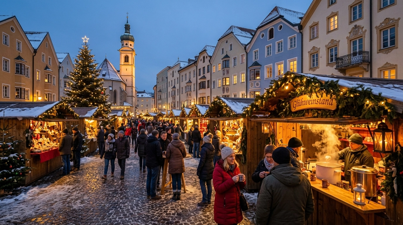 Haller Adventmarkt 2026: Weihnachtsmarkt in Hall in Tirol
