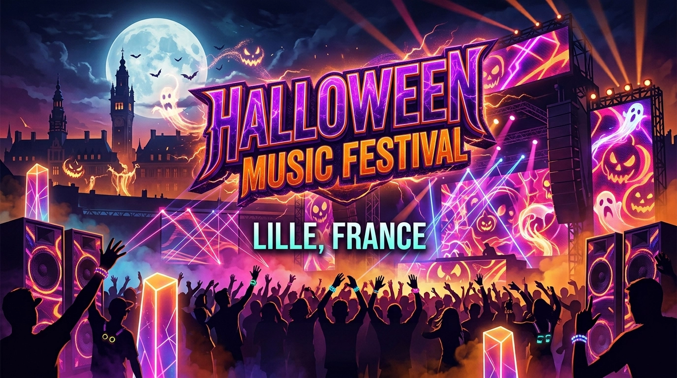 Halloween Music Festival 2026 in Lille, France – Electronic Music & Halloween Weekend