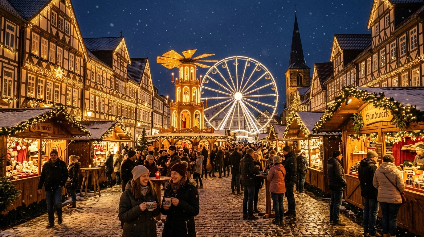 Hamelner Weihnachtsmarkt 2026 – Märchenhafter Weihnachtsmarkt in Hameln (Deutschland)