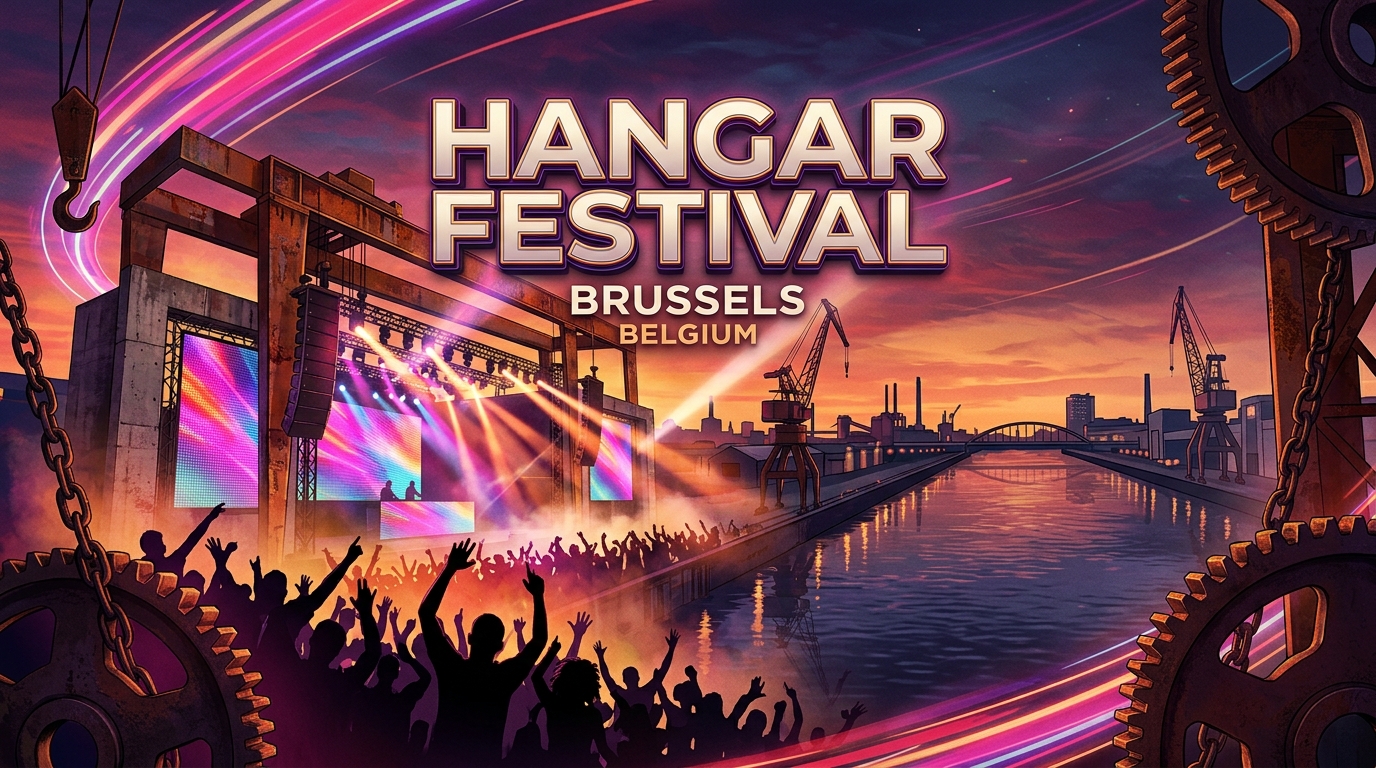 Hangar Festival Brussels 2027: Electronic Music Festival on the Canal
