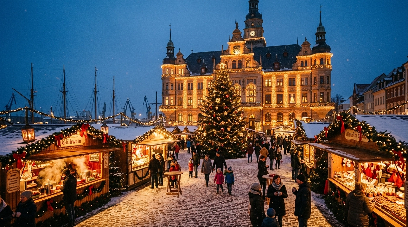 Harburger Weihnachtsmarkt 2026: Weihnachtszauber am Rathaus in Hamburg