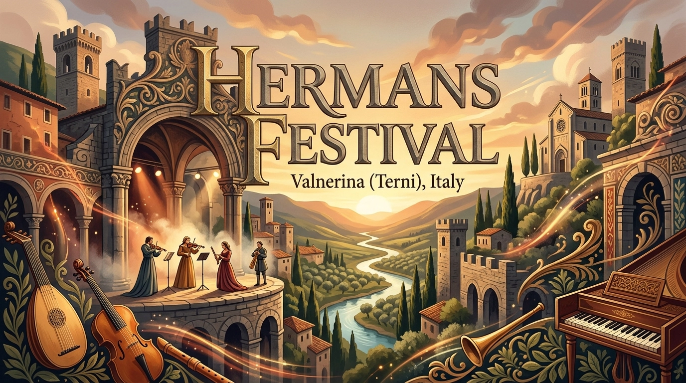 Hermans Festival 2027: Klassikfestival im Valnerina Tal