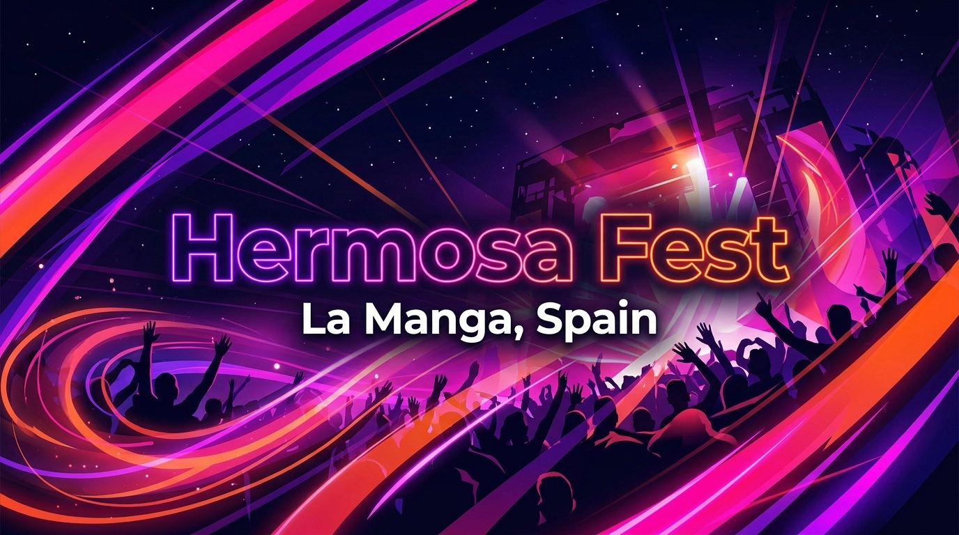 Hermosa Fest in La Manga (Spanien) 2026: Termine, Line-up & Tickets