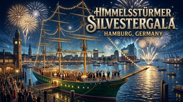 Himmelsstürmer Silvestergala 2026/27 – Silvester mit 360°-Blick in Hamburg