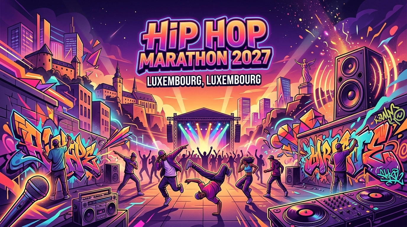 Hip Hop Marathon 2027 in Luxemburg – Rap, Tanz, Graffiti & Jugendkultur
