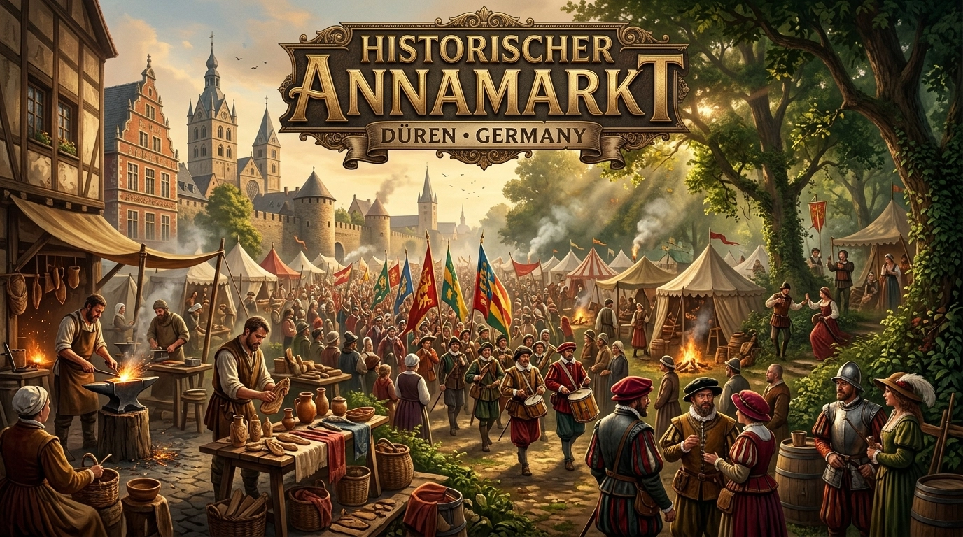 Historischer Annamarkt 2027 – Mittelalterfest in Düren