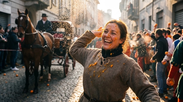 Historischer Karneval Ivrea 2027 – Battaglia delle Arance, Programm & Tipps
