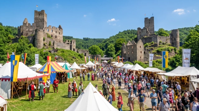 Historisches Burgenfest Manderscheid 2026 – Ritter, Mittelalter & Programm