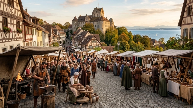 Historisches Stadtfest Meersburg 2026: Mittelalterfest in der Altstadt