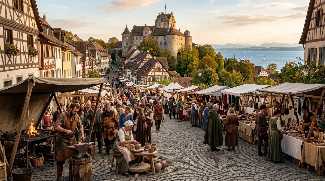 Historisches Stadtfest Meersburg 2026: Mittelalterfest in der Altstadt