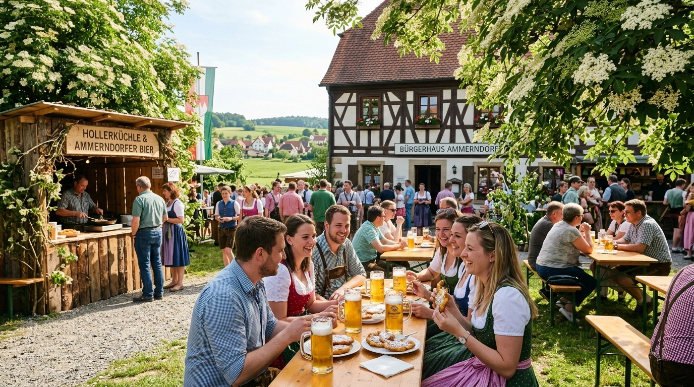 Holunderfest Ammerndorf 2027 – Bayerns größtes Holunderblütenfest