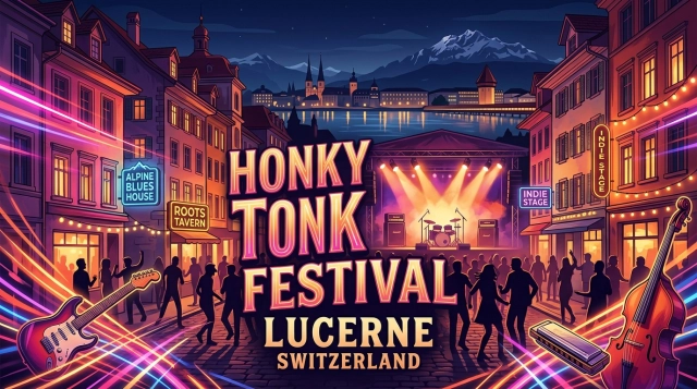 Honky Tonk Festival Lucerne 2027 – Blues, Americana & Indoor Pub Crawl