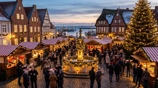 Husumer Weihnachtsmarkt 2026: Weihnachtstied in der Stadt am Meer