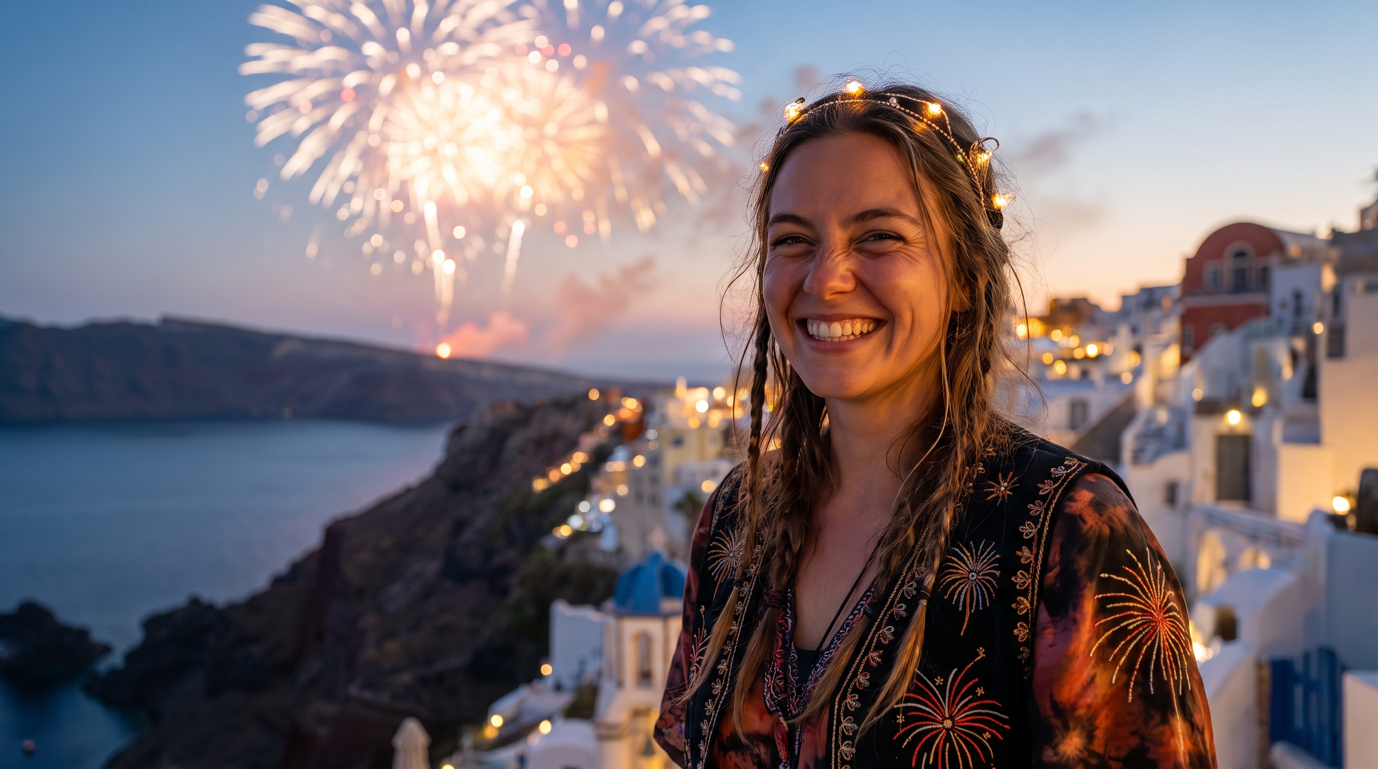 Ifestia Festival Santorini 2026 – Vulkan-Feuerwerk über der Caldera