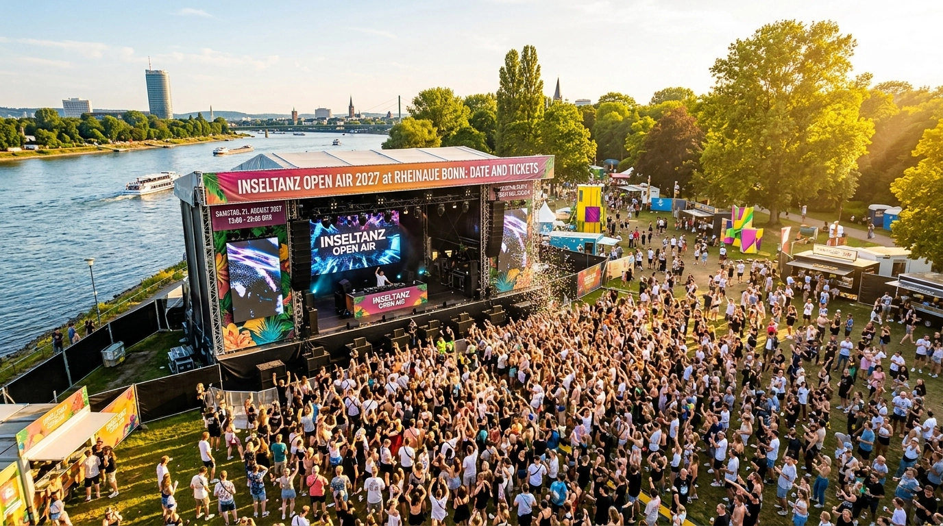 Inseltanz Open Air 2027 in der Rheinaue Bonn: Termin und Tickets
