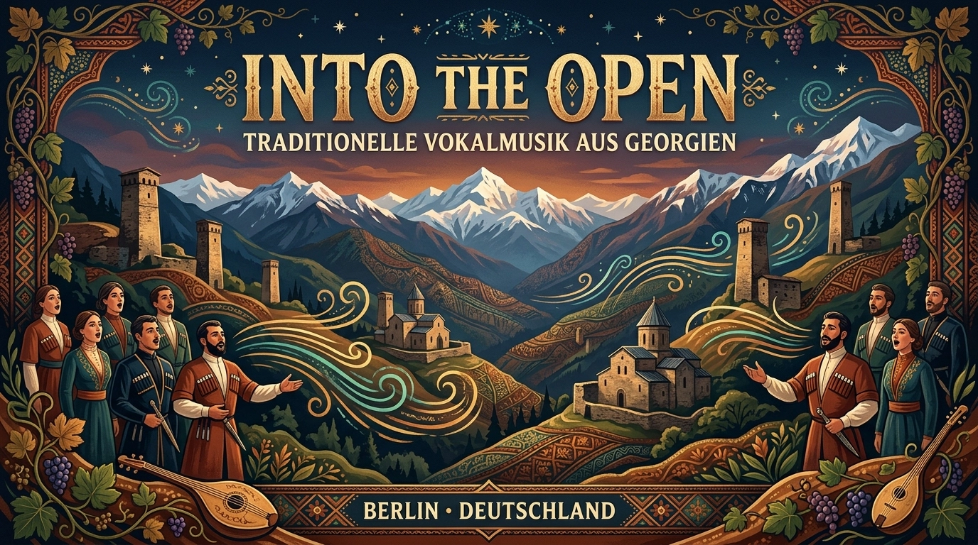Into the Open – Shavnabada Chor 2026 – Georgische Vokalmusik im Konzerthaus Berlin