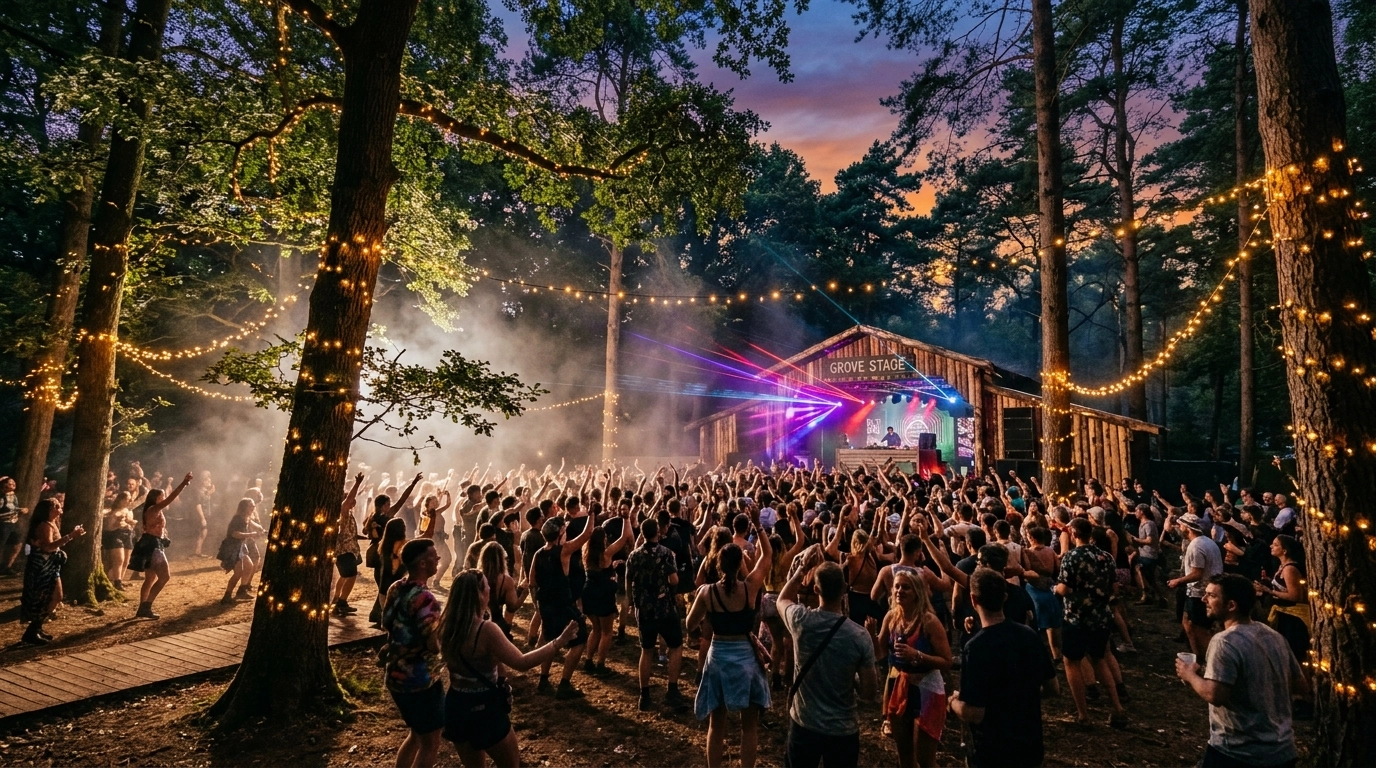 Into the Woods 2027: Elektronisches Waldritual in Chepstow, Wales